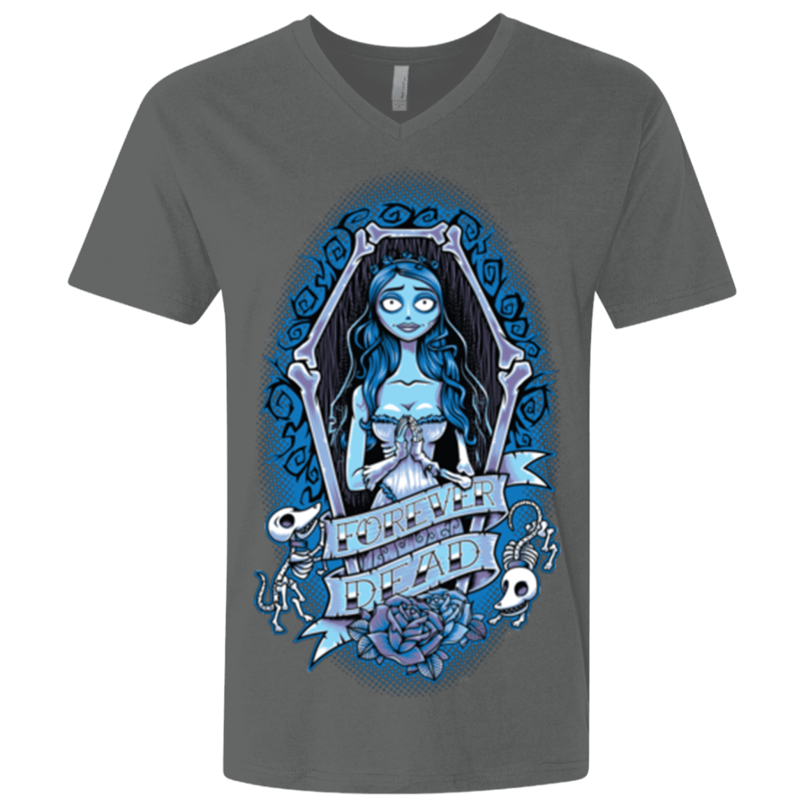 T-Shirts Heavy Metal / X-Small Forever Dead Men's Premium V-Neck