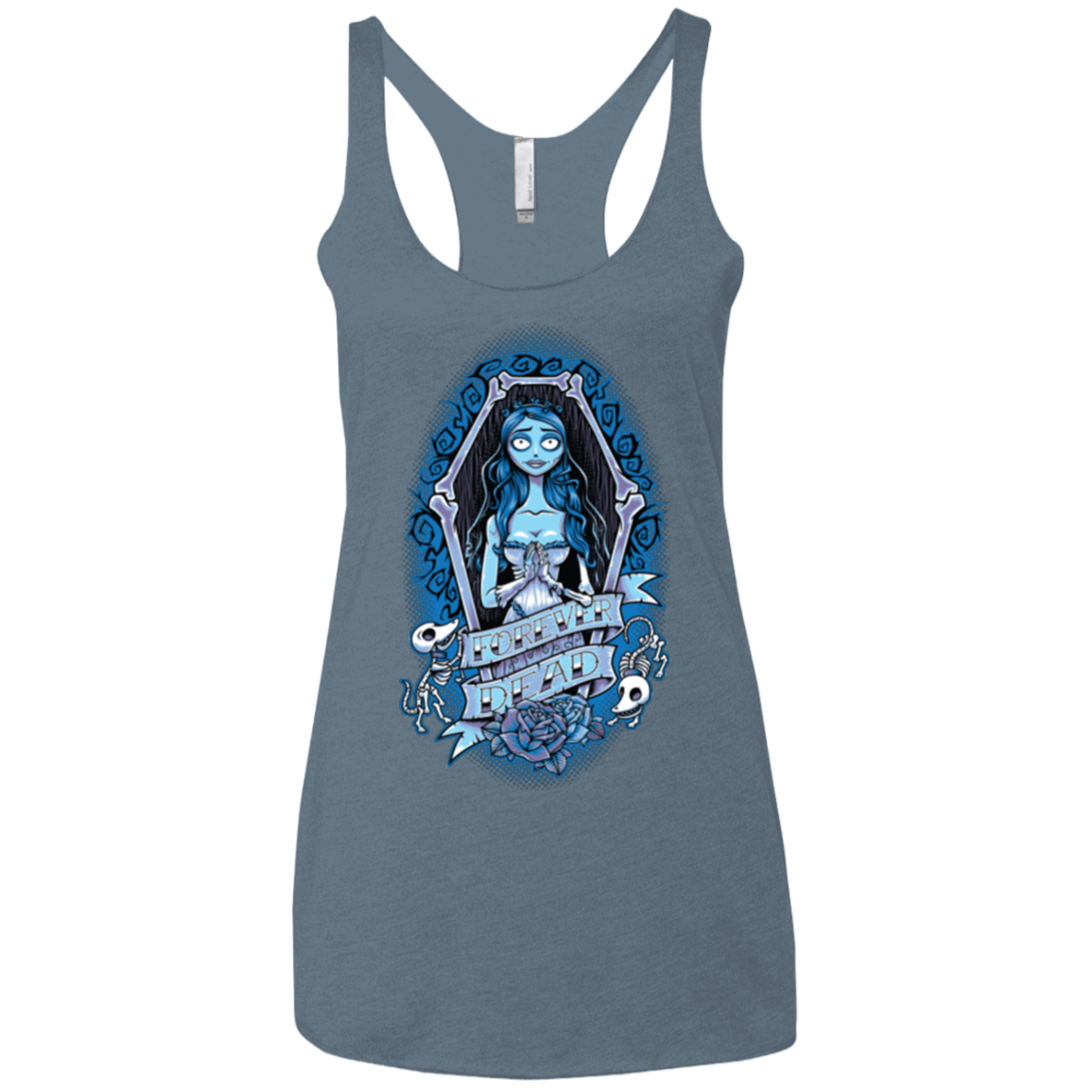 T-Shirts Indigo / X-Small Forever Dead Women's Triblend Racerback Tank