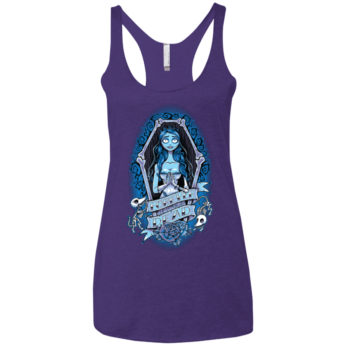 T-Shirts Purple / X-Small Forever Dead Women's Triblend Racerback Tank