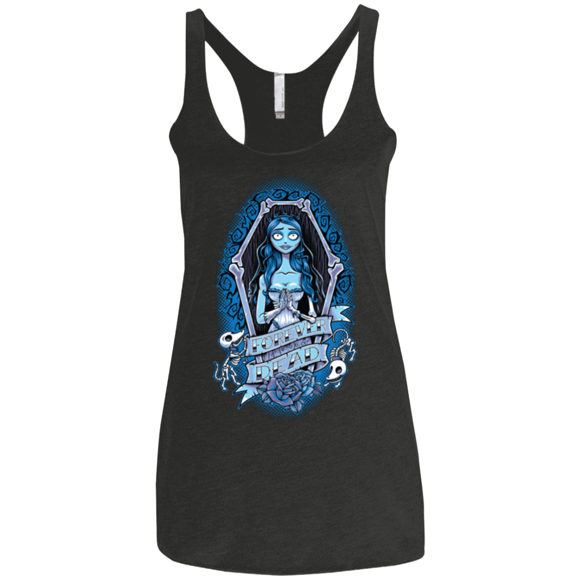 T-Shirts Vintage Black / X-Small Forever Dead Women's Triblend Racerback Tank