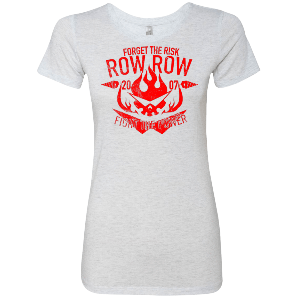 T-Shirts Heather White / Small Forget the Risk Women's Triblend T-Shirt