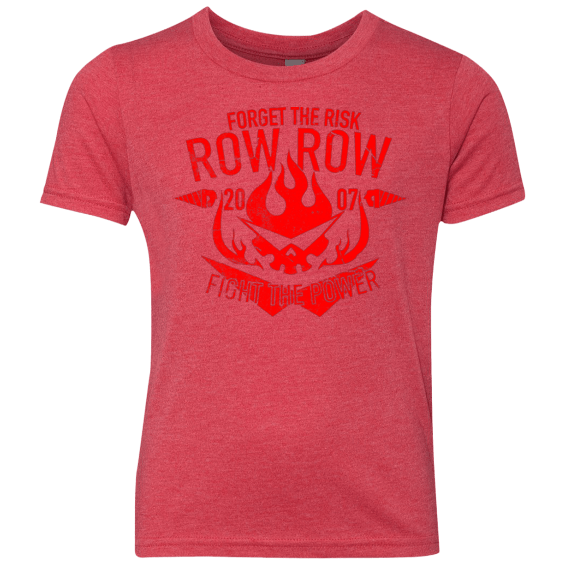 T-Shirts Vintage Red / YXS Forget the Risk Youth Triblend T-Shirt