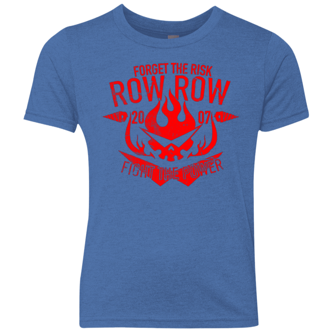 T-Shirts Vintage Royal / YXS Forget the Risk Youth Triblend T-Shirt