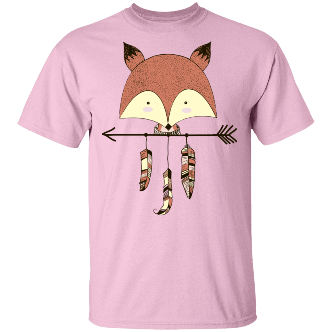 T-Shirts Light Pink / S Fox Arrow T-Shirt