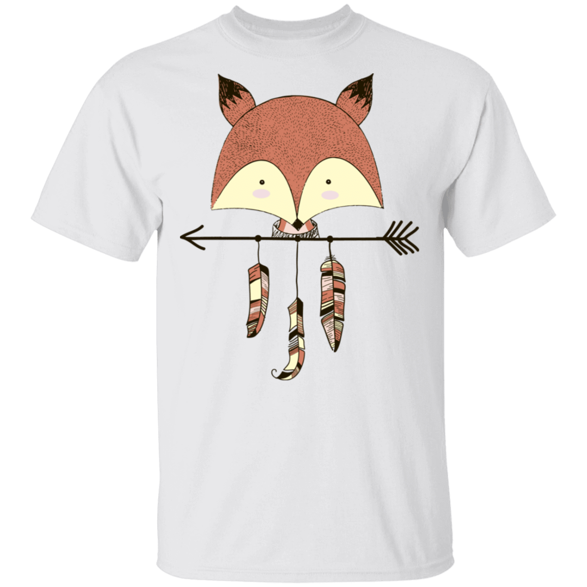 T-Shirts White / S Fox Arrow T-Shirt