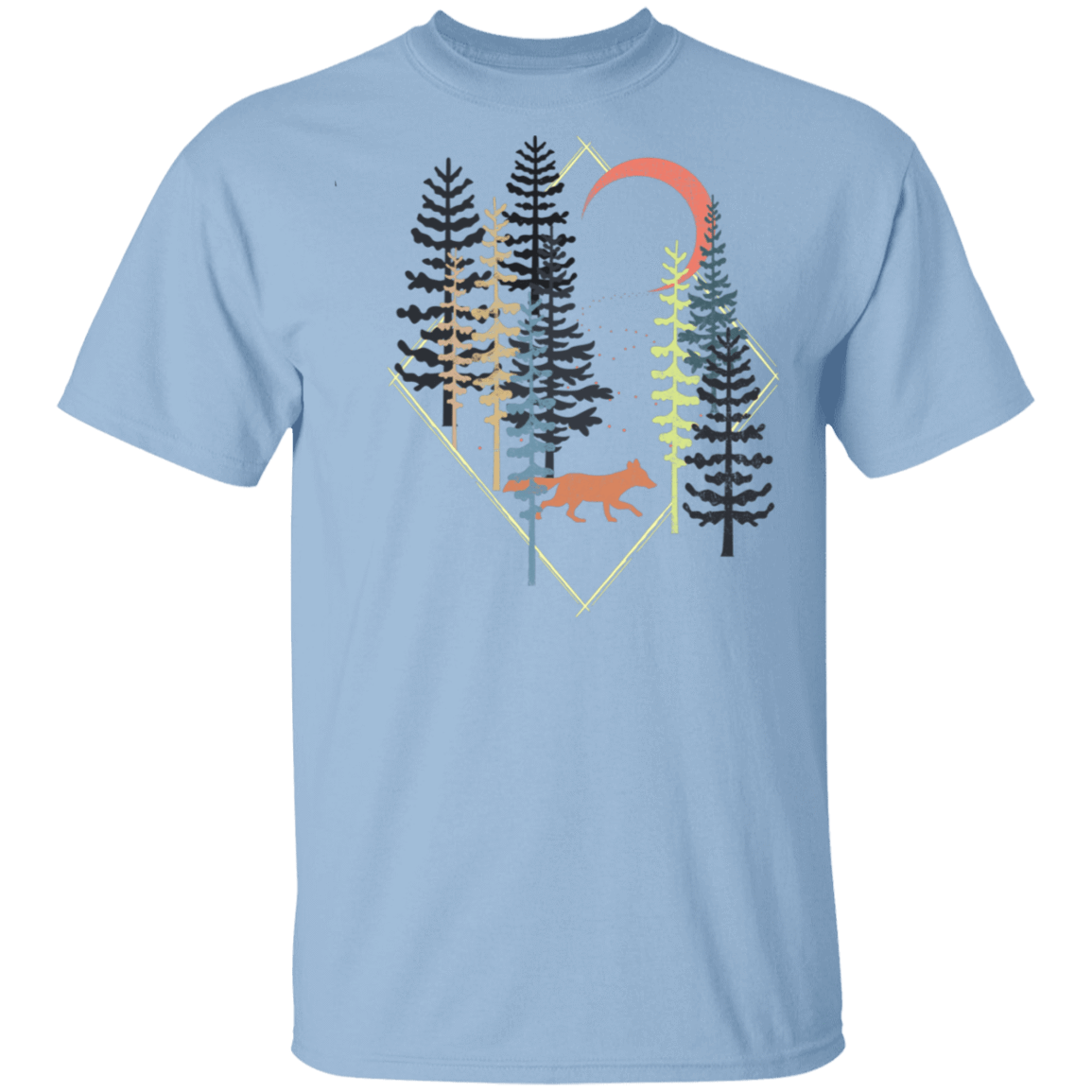T-Shirts Light Blue / S Fox Forest Trot T-Shirt