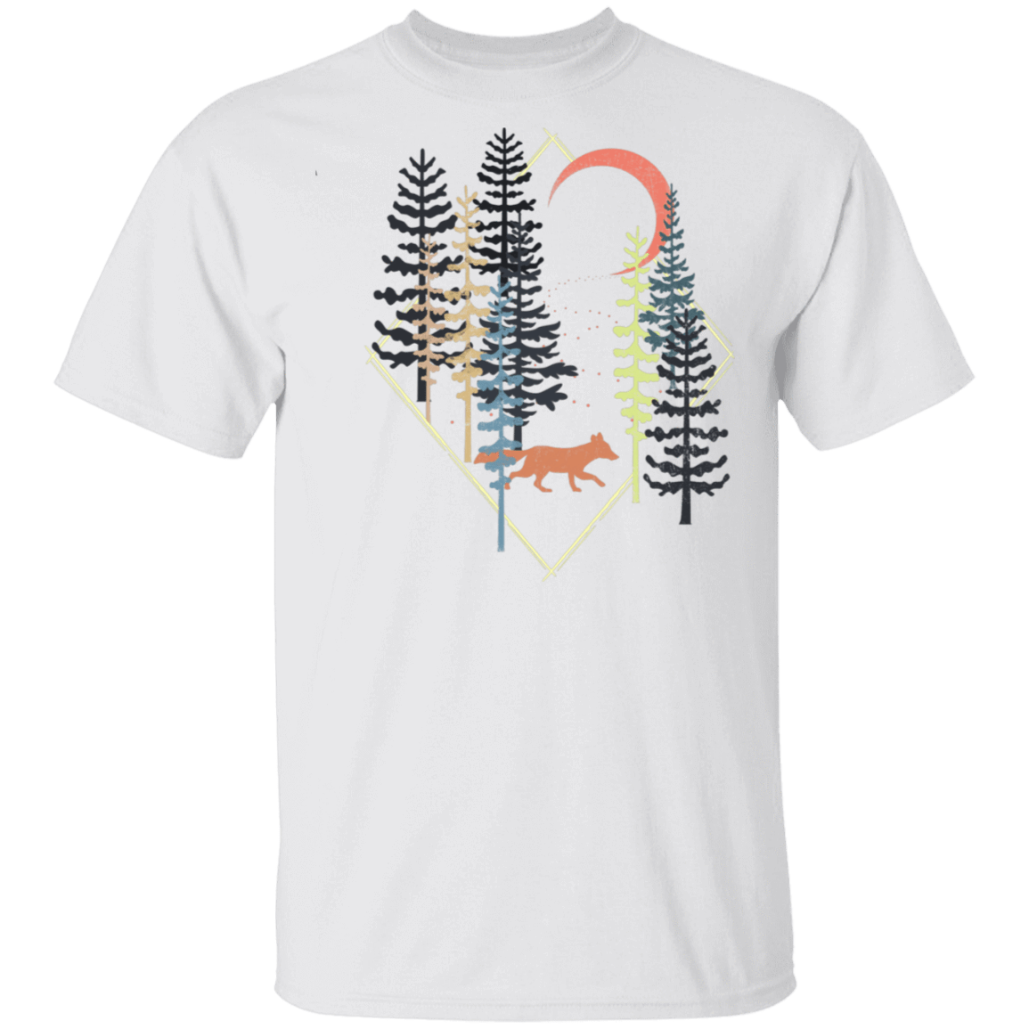 T-Shirts White / S Fox Forest Trot T-Shirt