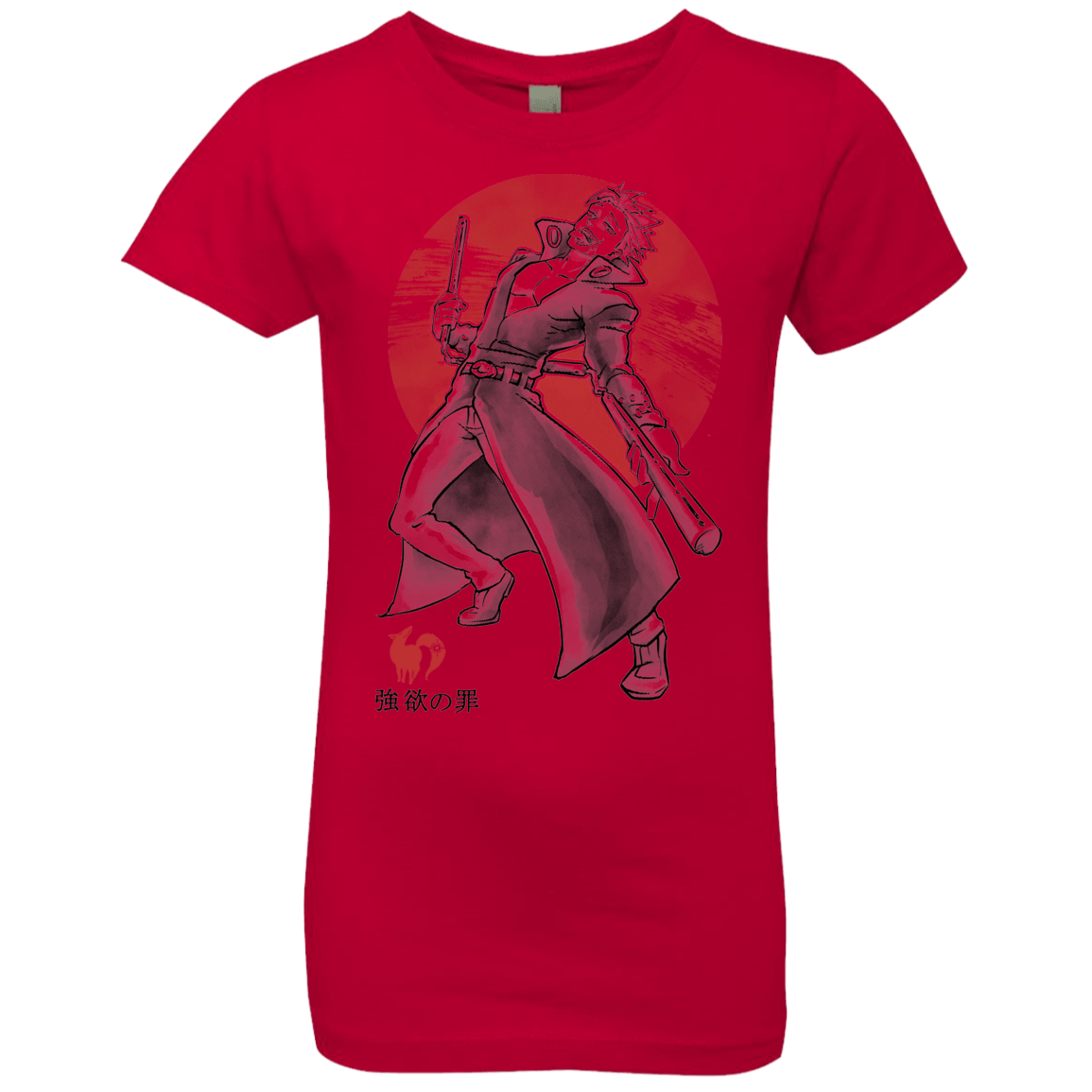 T-Shirts Red / YXS Fox Greed Girls Premium T-Shirt