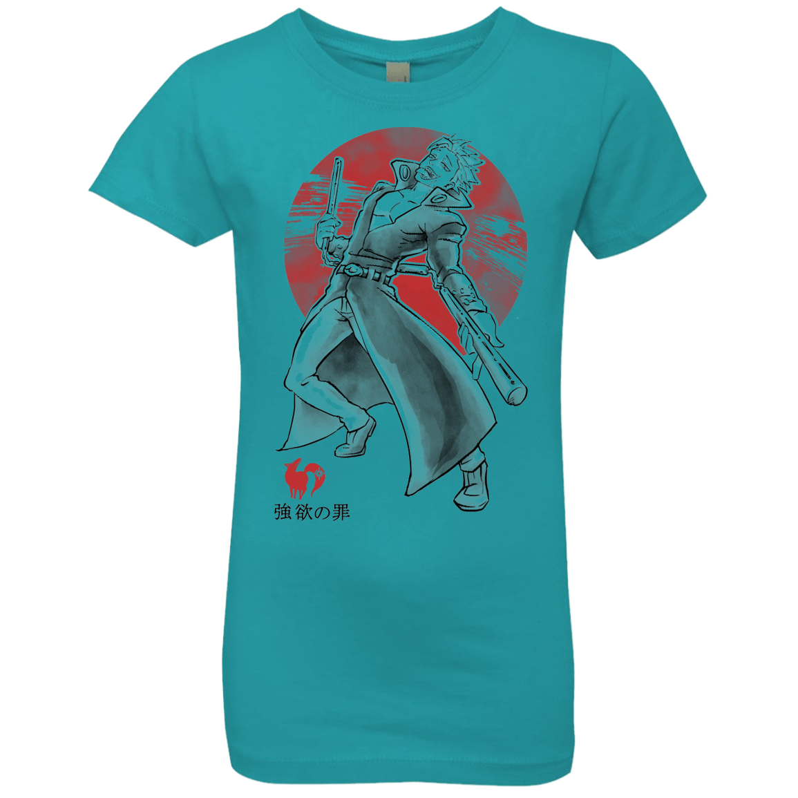 T-Shirts Tahiti Blue / YXS Fox Greed Girls Premium T-Shirt