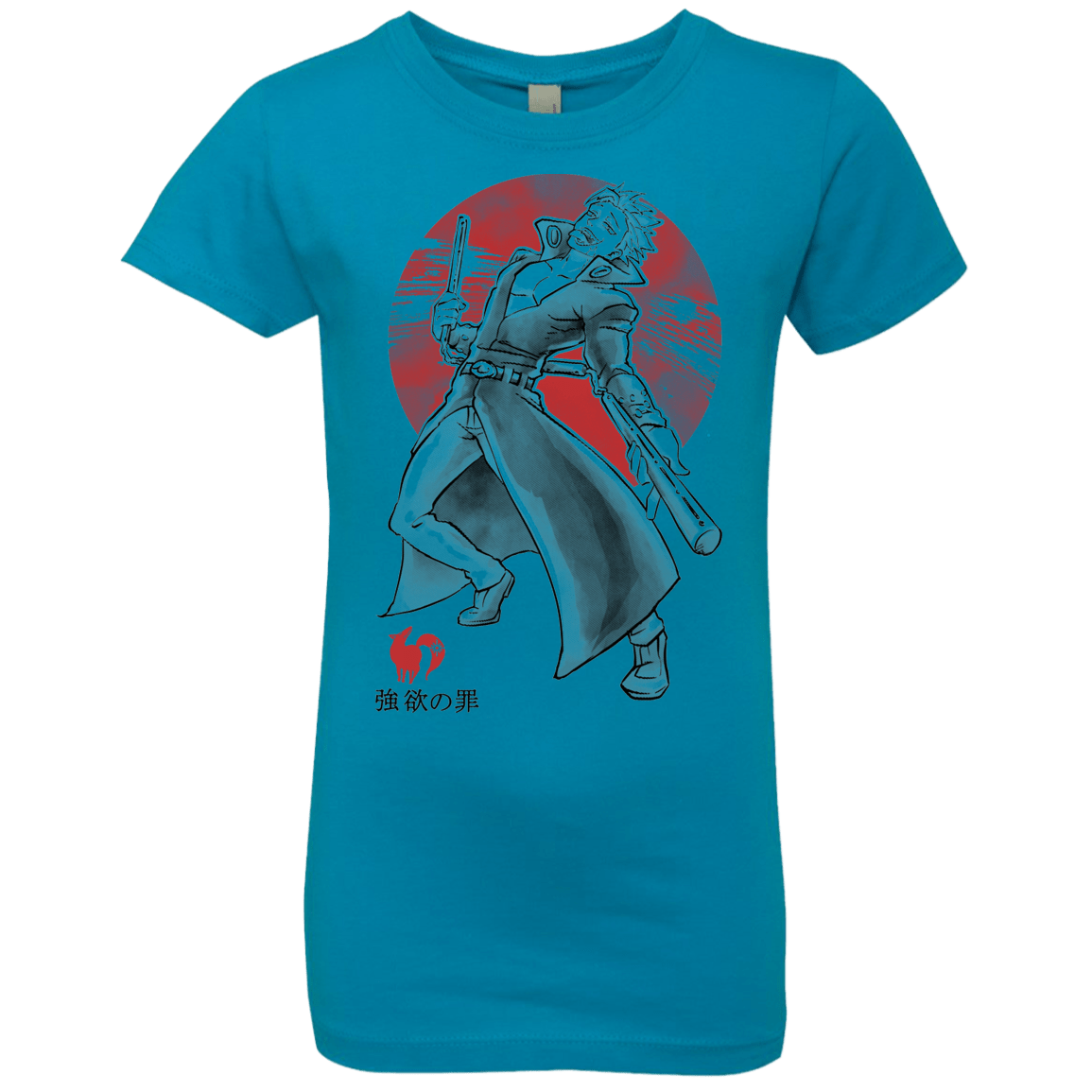 T-Shirts Turquoise / YXS Fox Greed Girls Premium T-Shirt
