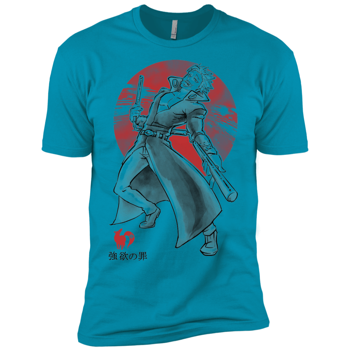 T-Shirts Turquoise / X-Small Fox Greed Men's Premium T-Shirt