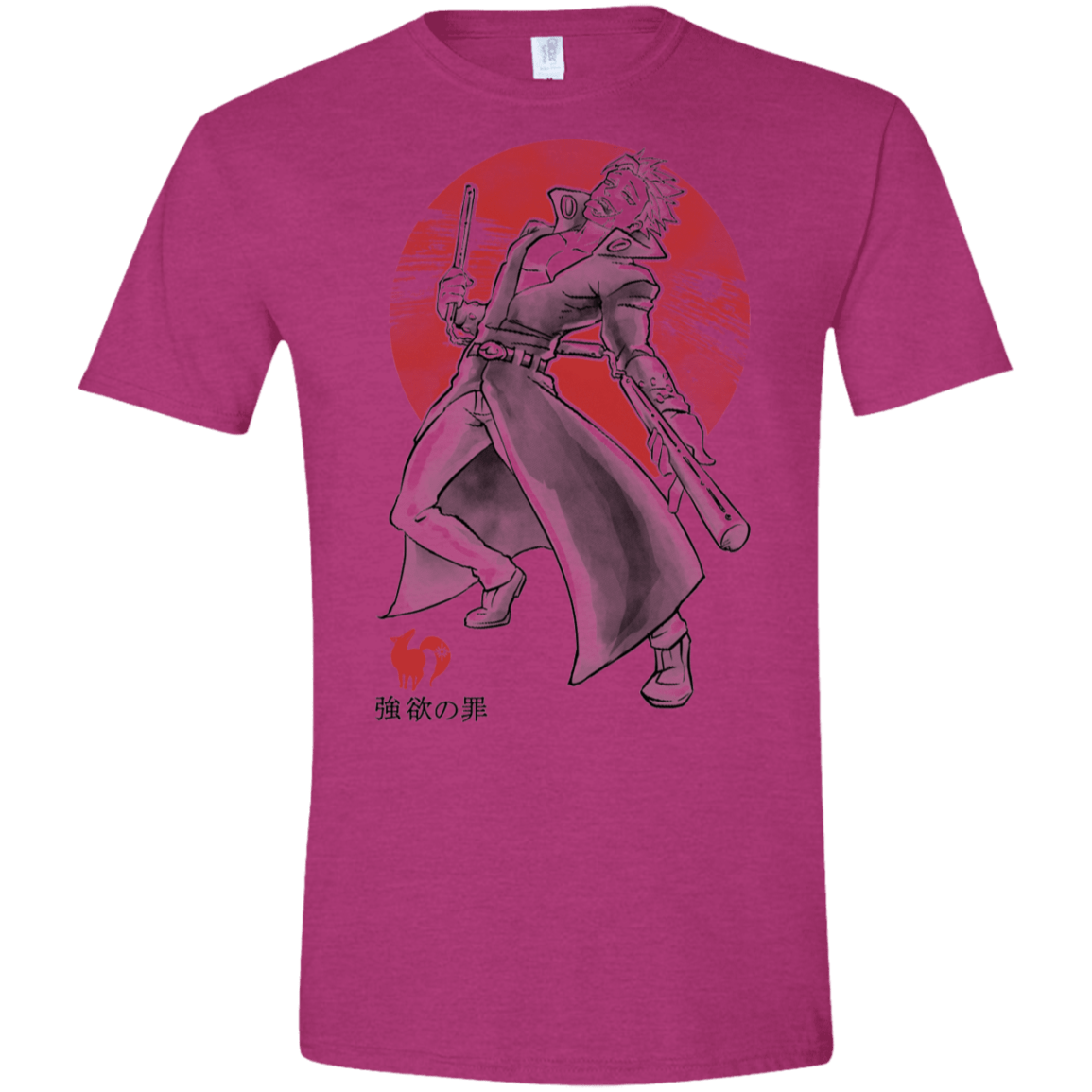 T-Shirts Antique Heliconia / S Fox Greed Men's Semi-Fitted Softstyle