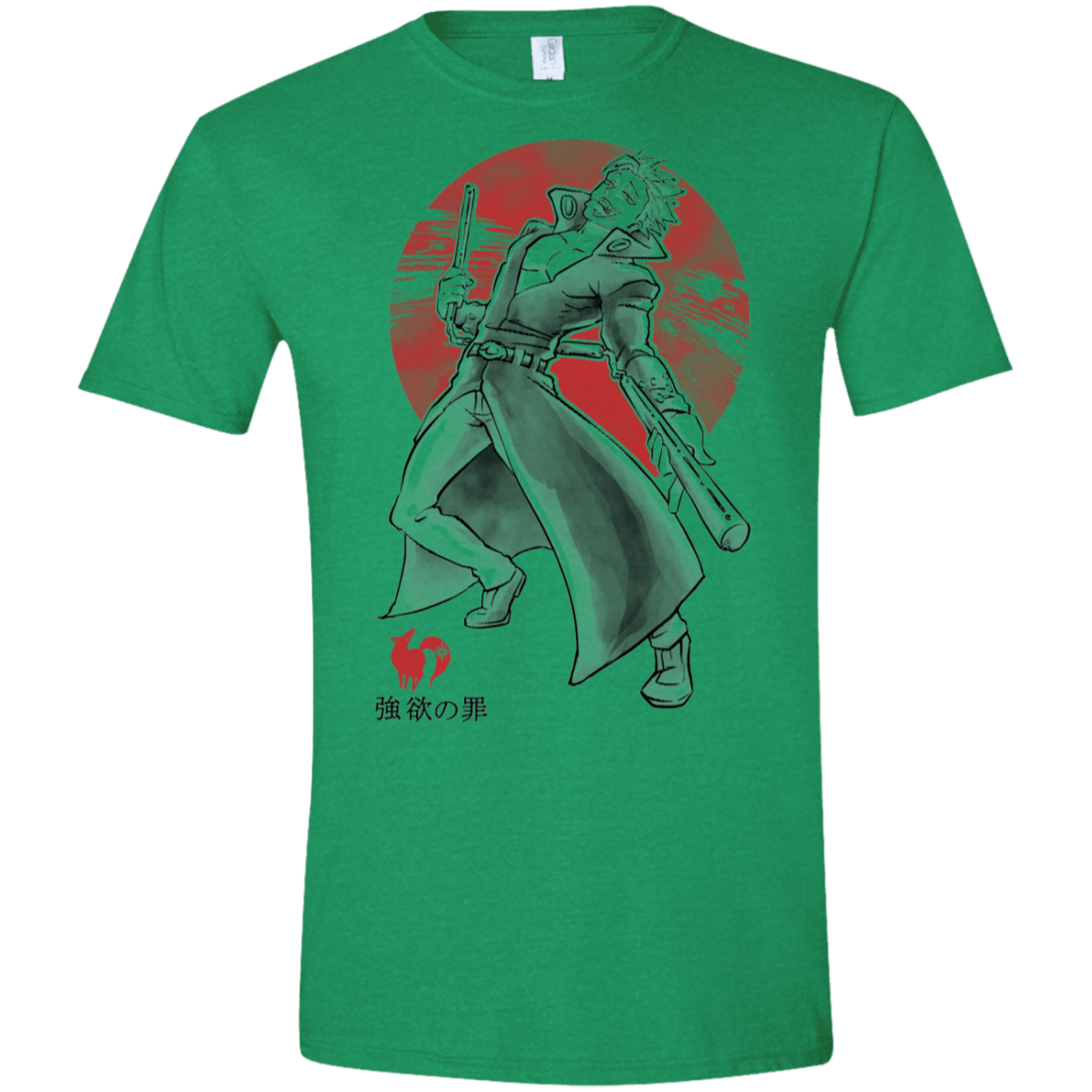 T-Shirts Heather Irish Green / S Fox Greed Men's Semi-Fitted Softstyle