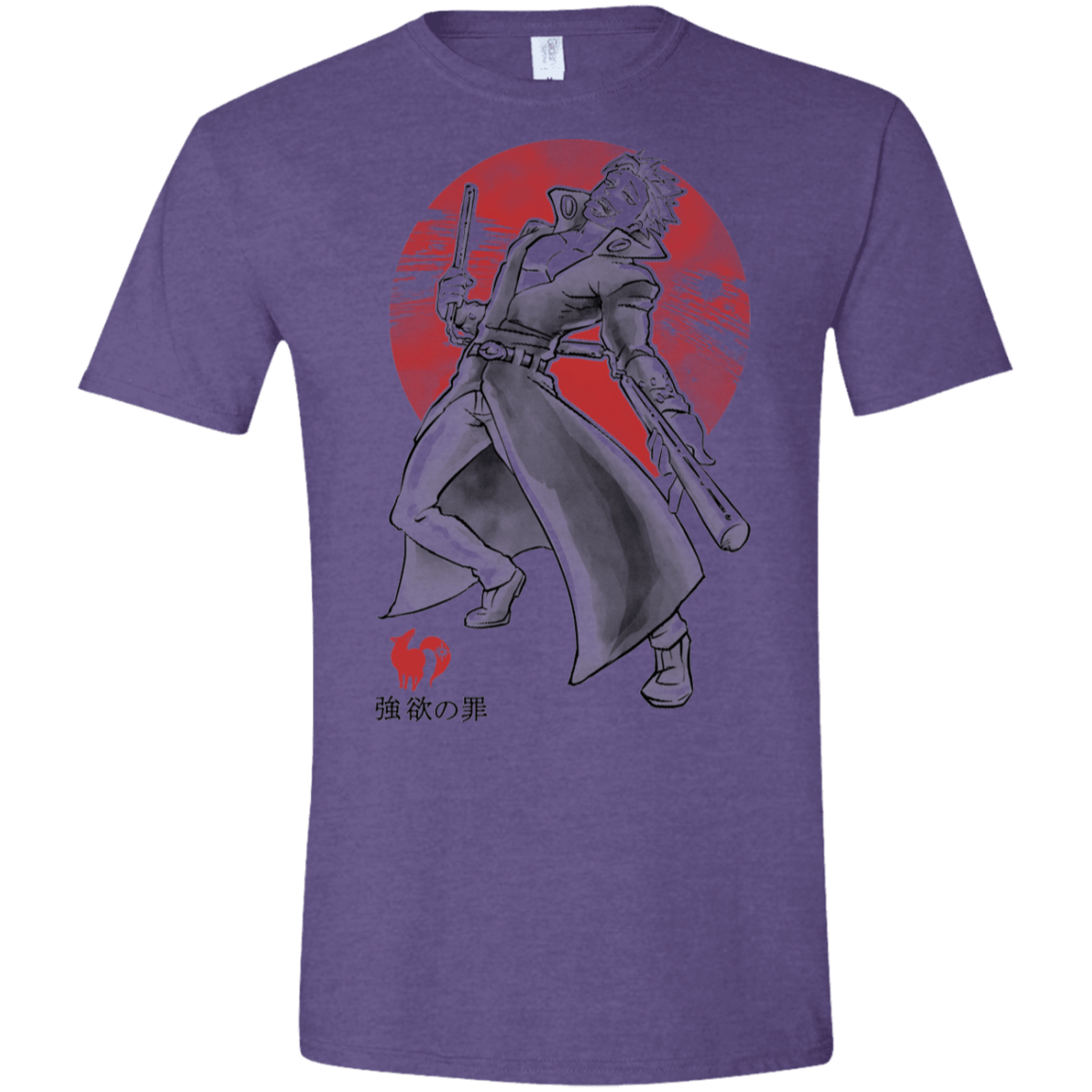 T-Shirts Heather Purple / S Fox Greed Men's Semi-Fitted Softstyle