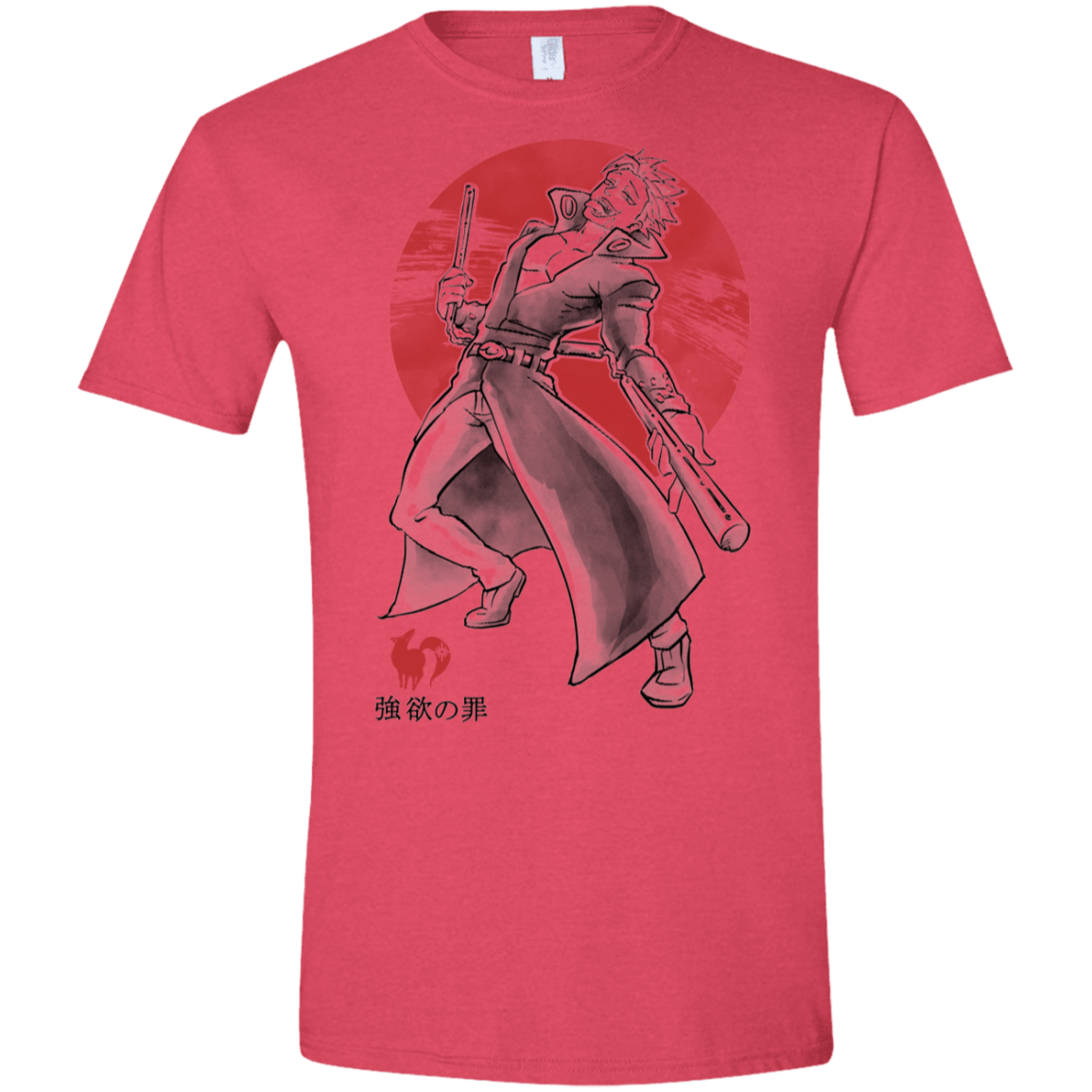 T-Shirts Heather Red / S Fox Greed Men's Semi-Fitted Softstyle