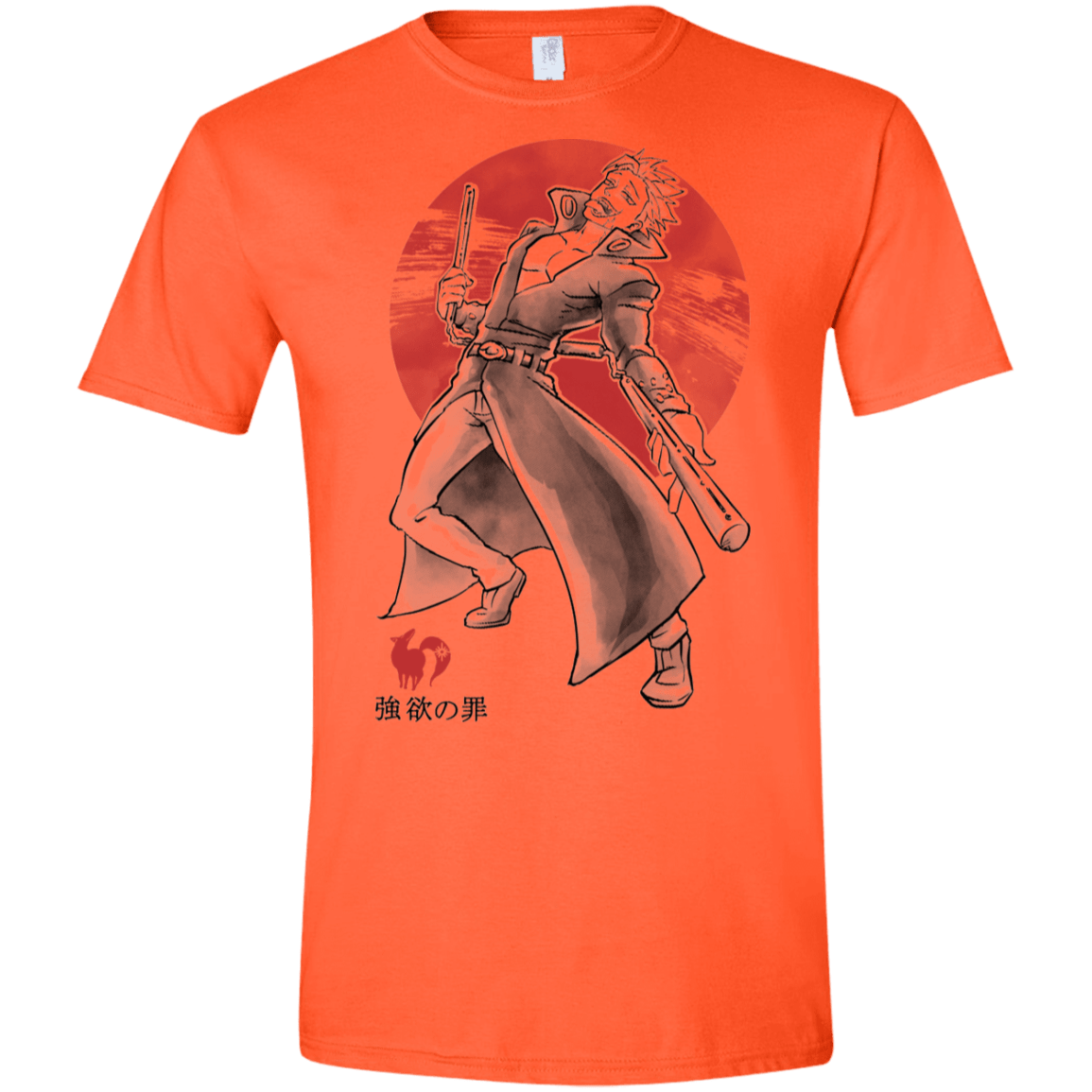 T-Shirts Orange / S Fox Greed Men's Semi-Fitted Softstyle