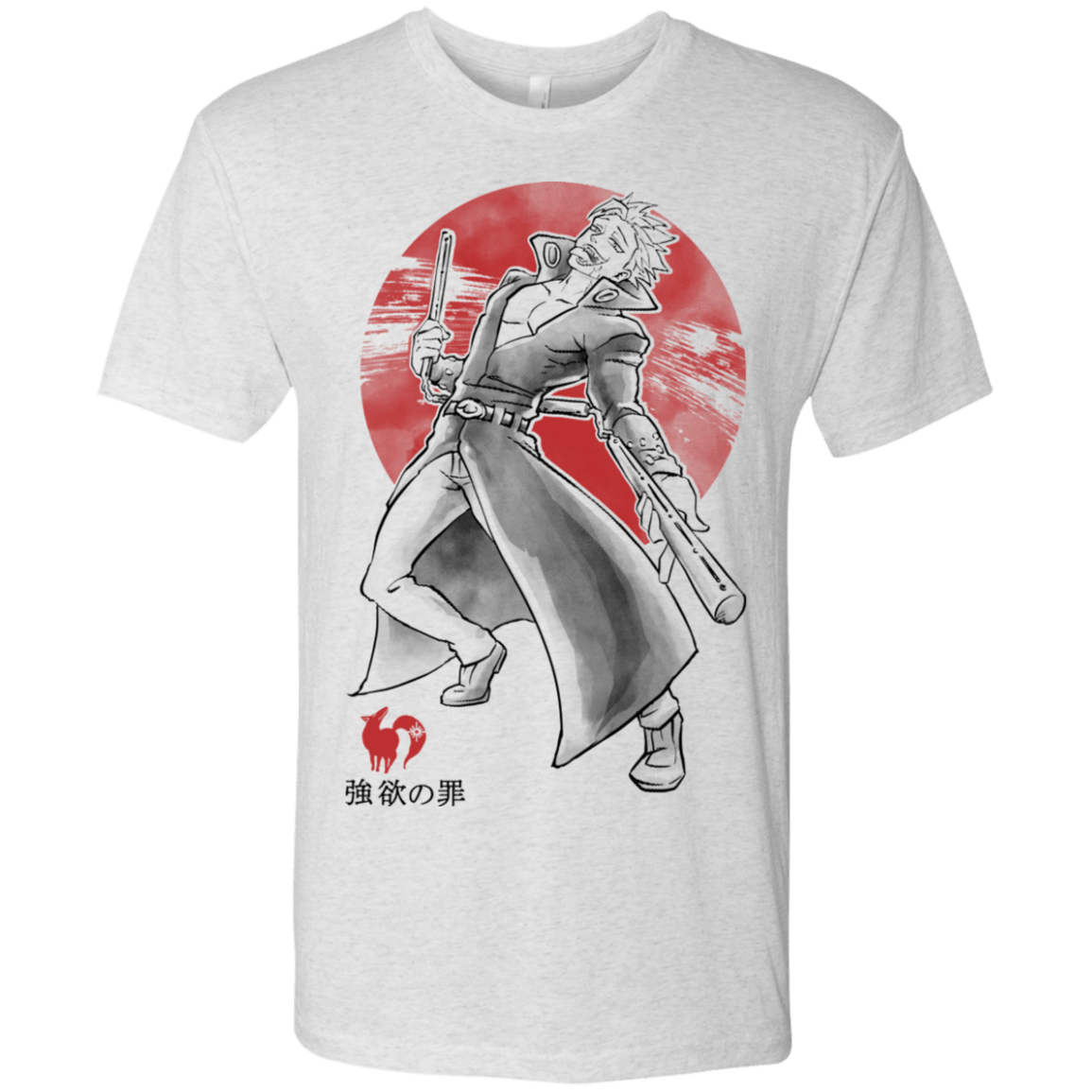 T-Shirts Heather White / S Fox Greed Men's Triblend T-Shirt