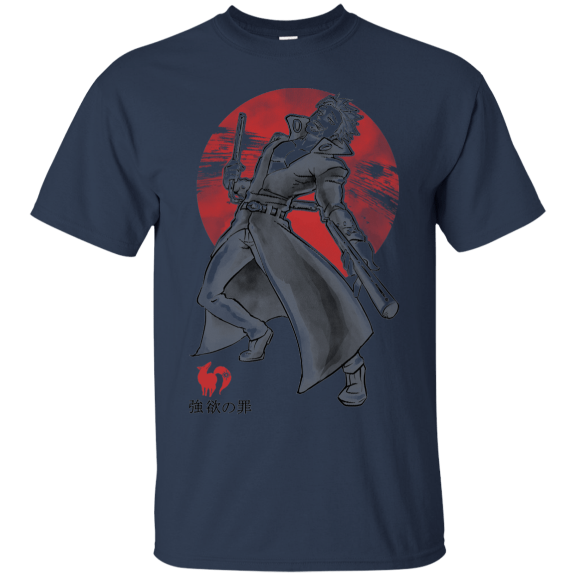 T-Shirts Navy / S Fox Greed T-Shirt