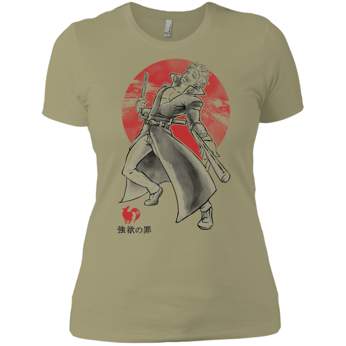 T-Shirts Light Olive / X-Small Fox Greed Women's Premium T-Shirt
