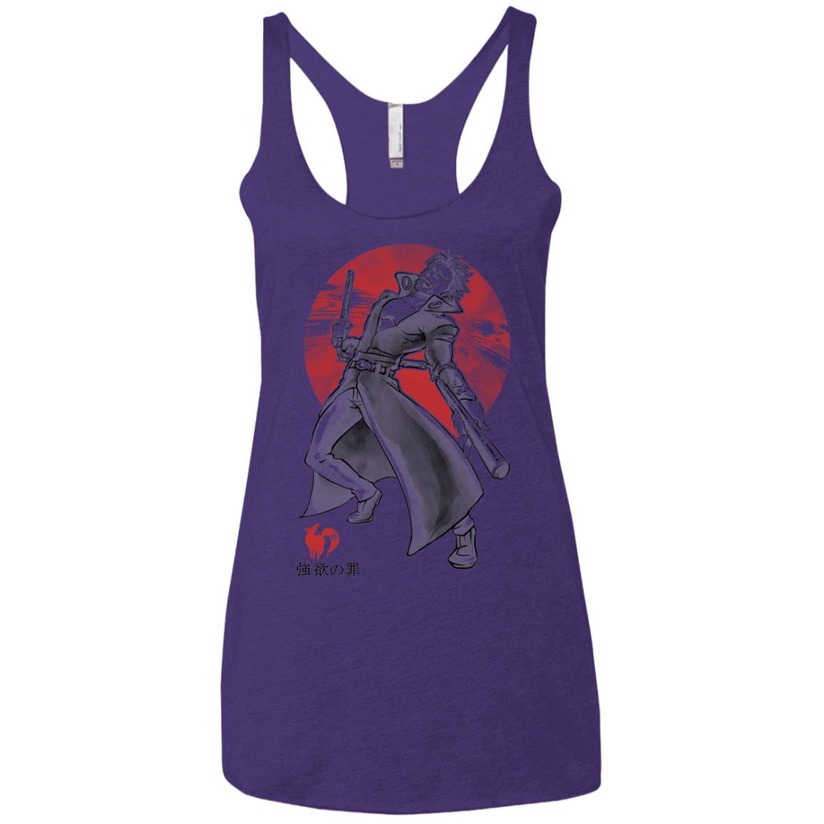 T-Shirts Purple Rush / X-Small Fox Greed Women's Triblend Racerback Tank