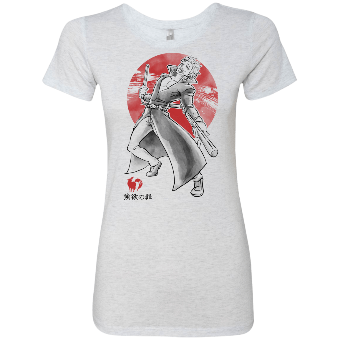 T-Shirts Heather White / S Fox Greed Women's Triblend T-Shirt