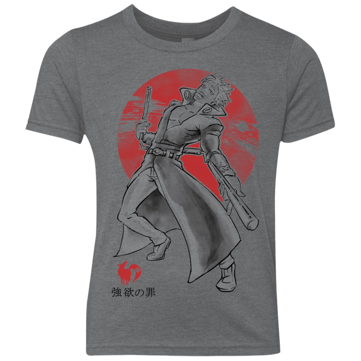T-Shirts Premium Heather / YXS Fox Greed Youth Triblend T-Shirt