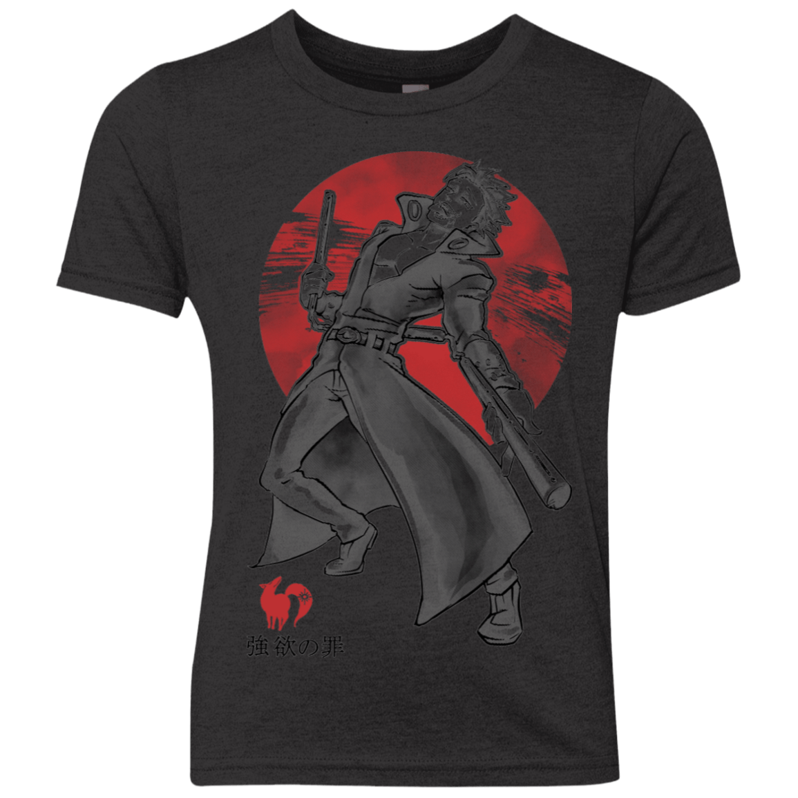 T-Shirts Vintage Black / YXS Fox Greed Youth Triblend T-Shirt