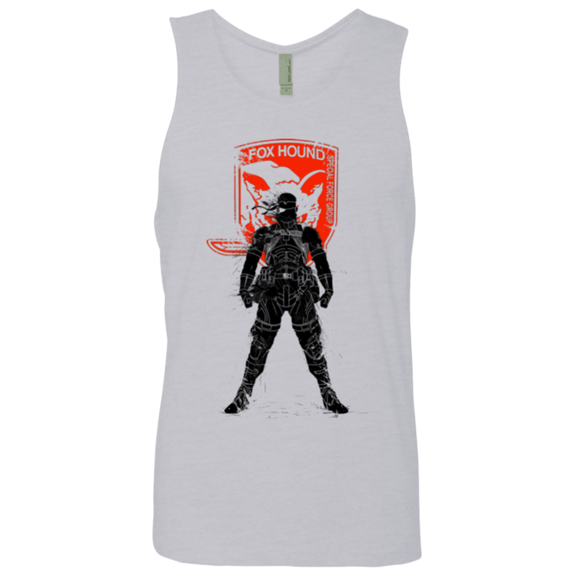 T-Shirts Heather Grey / Small Fox Hound (1) Men's Premium Tank Top