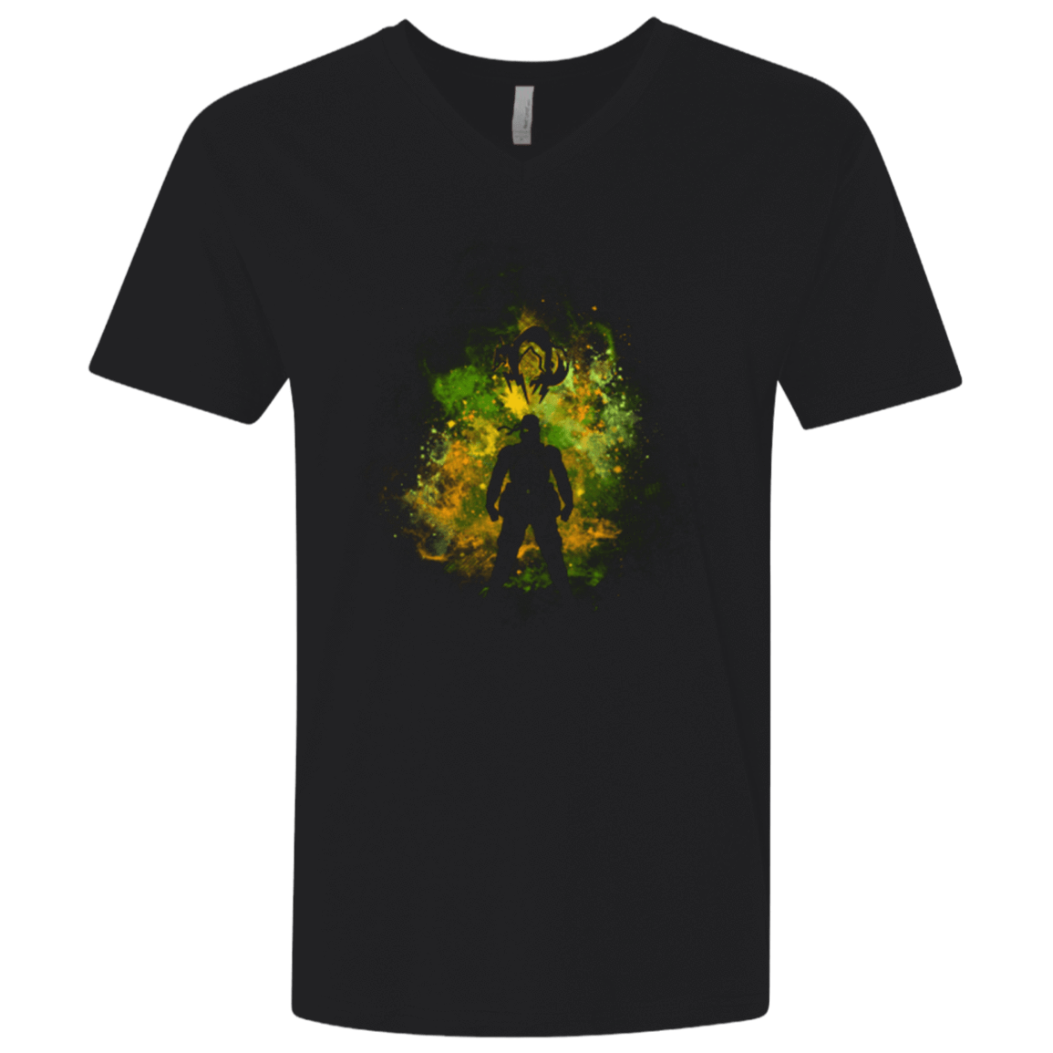 T-Shirts Black / X-Small Fox Hound Art Men's Premium V-Neck