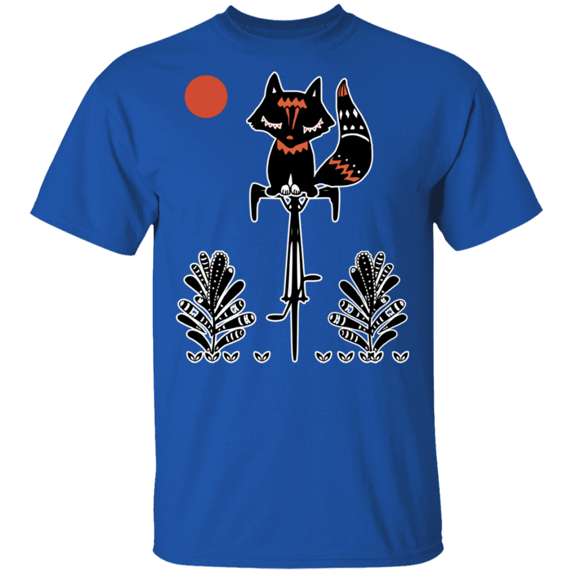 T-Shirts Royal / S Fox On A Bike T-Shirt