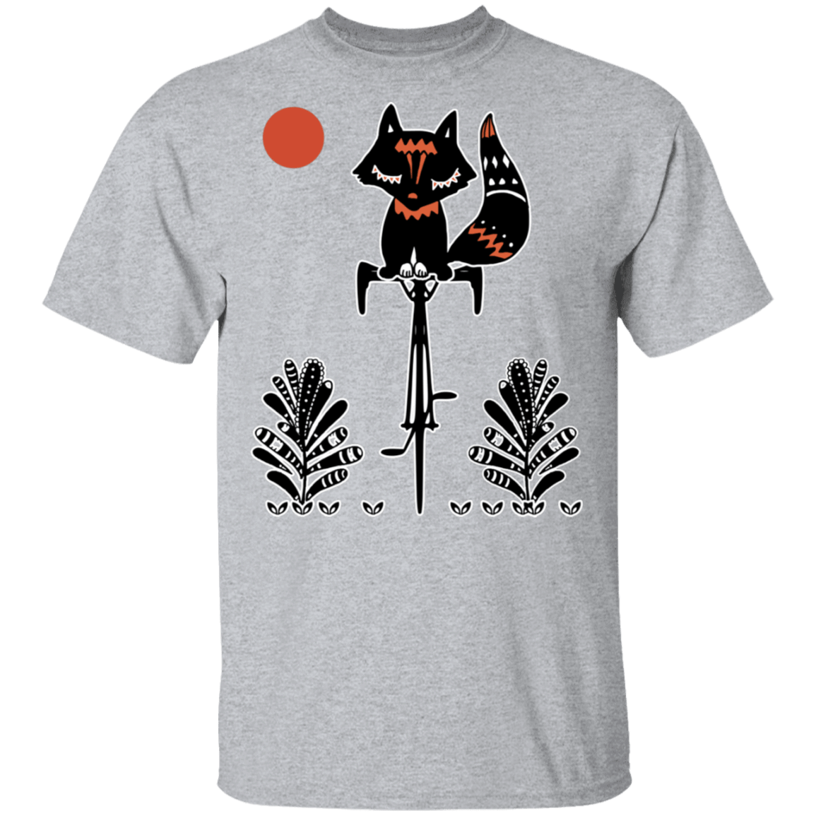 T-Shirts Sport Grey / S Fox On A Bike T-Shirt