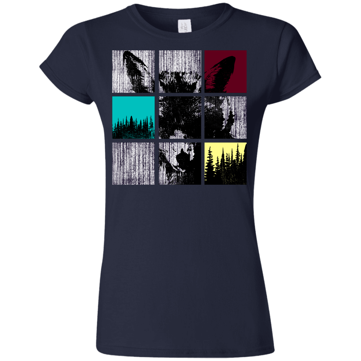 T-Shirts Navy / S Fox Pane Junior Slimmer-Fit T-Shirt