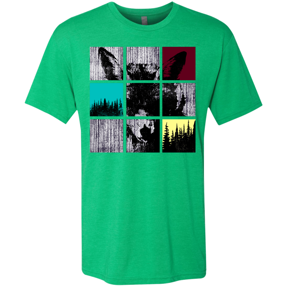 T-Shirts Envy / S Fox Pane Men's Triblend T-Shirt