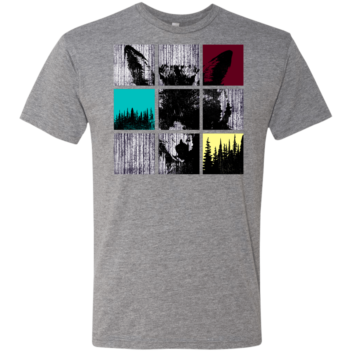 T-Shirts Premium Heather / S Fox Pane Men's Triblend T-Shirt