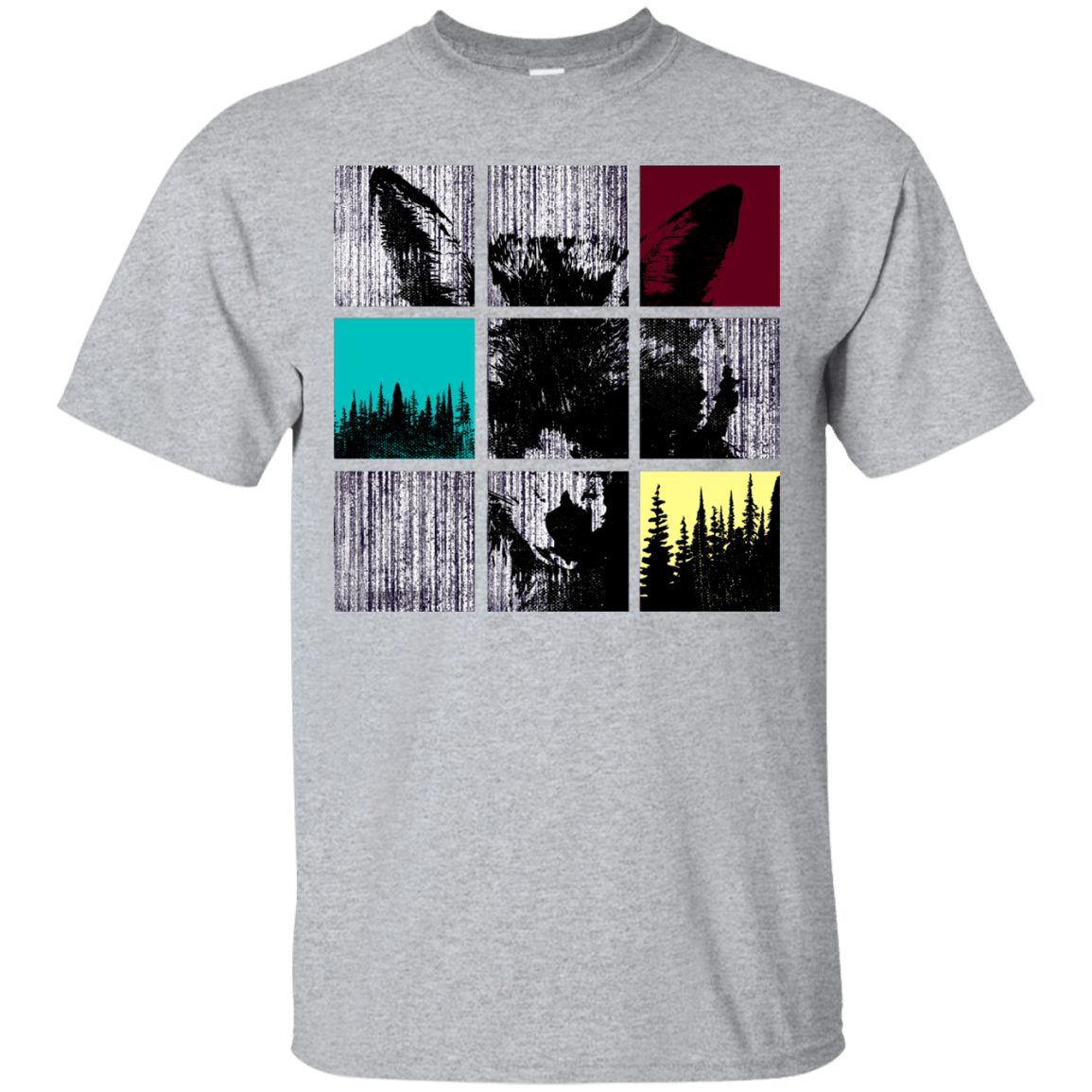 T-Shirts Sport Grey / S Fox Pane T-Shirt