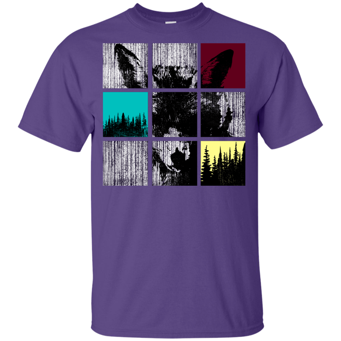 T-Shirts Purple / YXS Fox Pane Youth T-Shirt