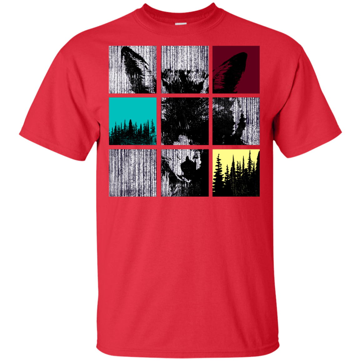 T-Shirts Red / YXS Fox Pane Youth T-Shirt