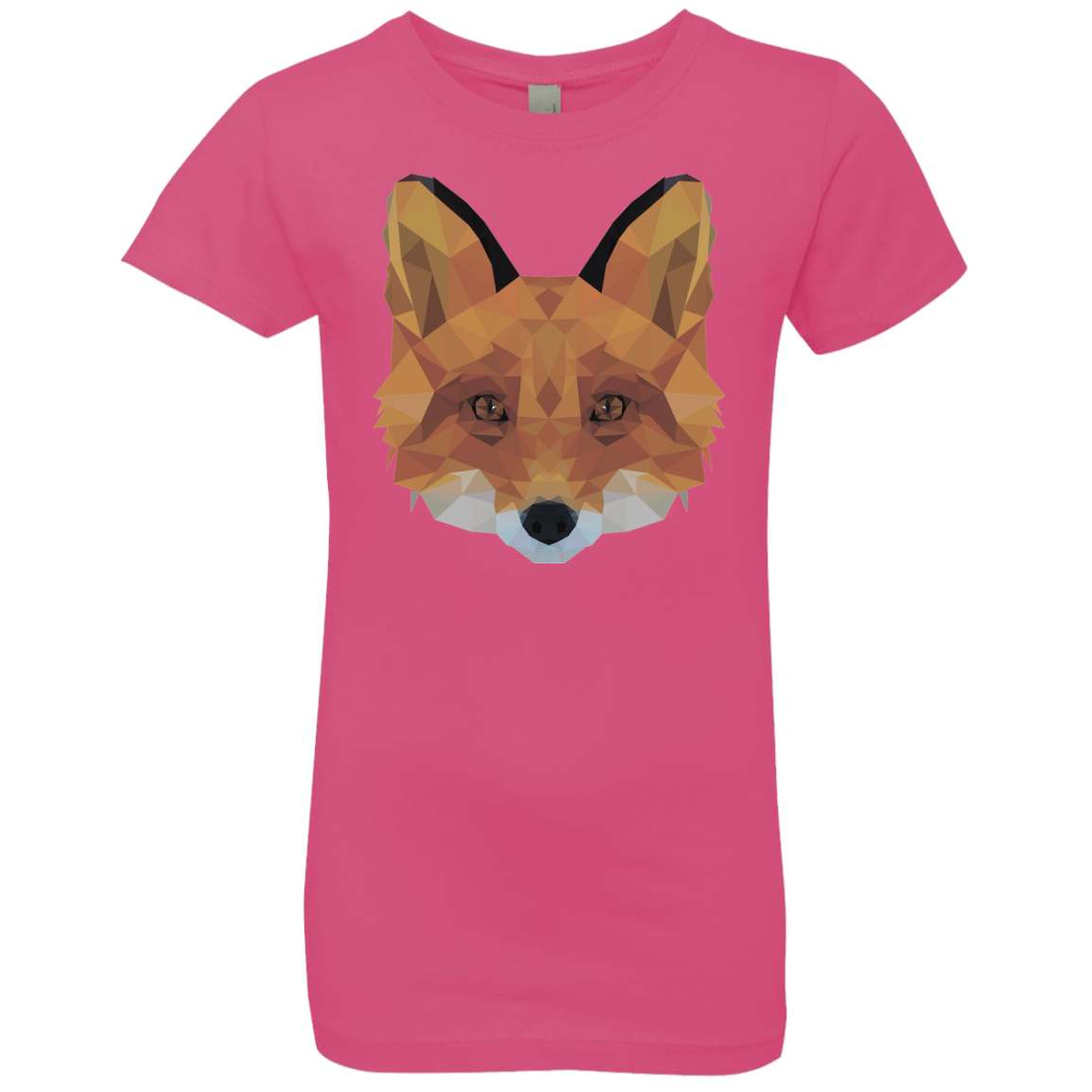 T-Shirts Hot Pink / YXS Fox Portrait Girls Premium T-Shirt