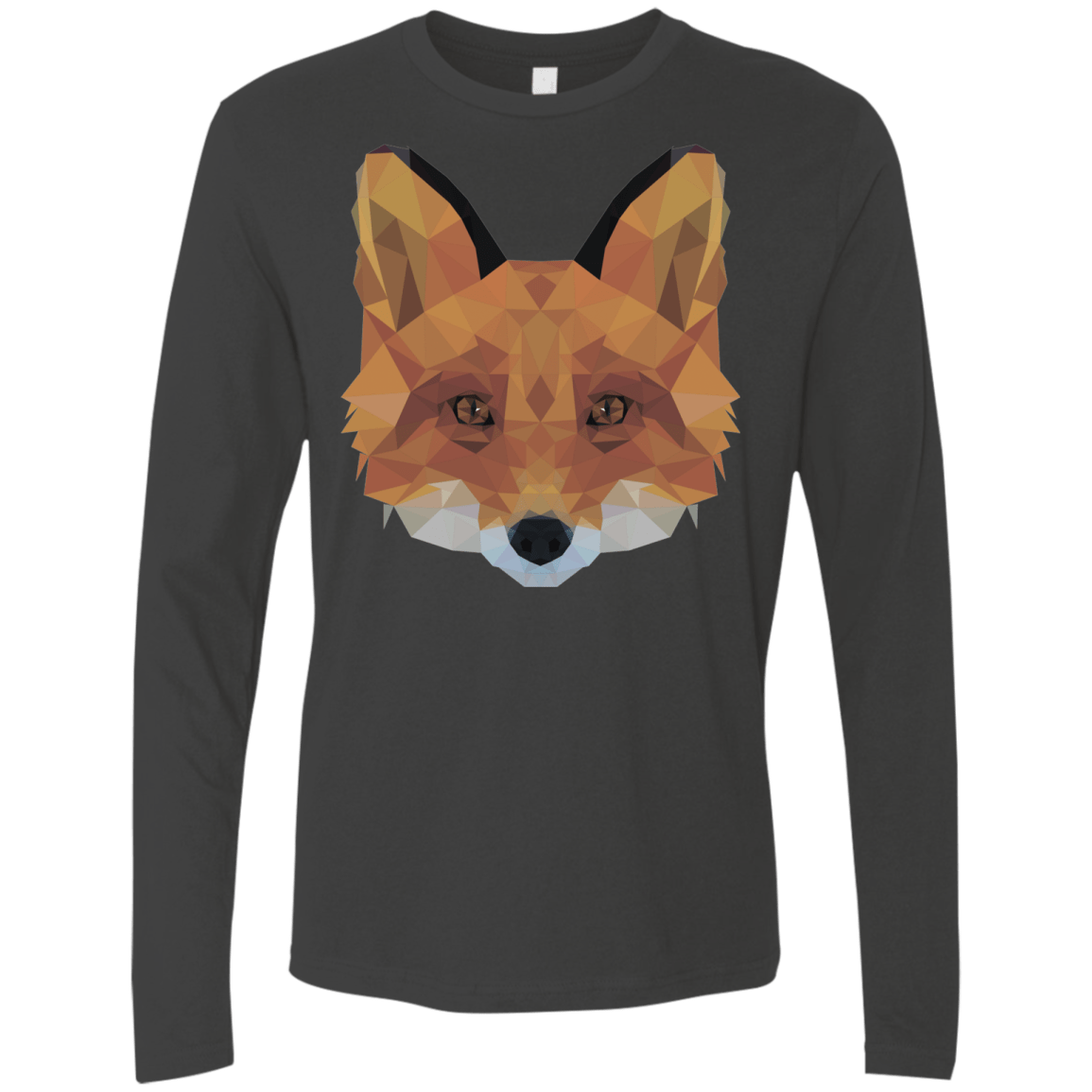 T-Shirts Heavy Metal / S Fox Portrait Men's Premium Long Sleeve