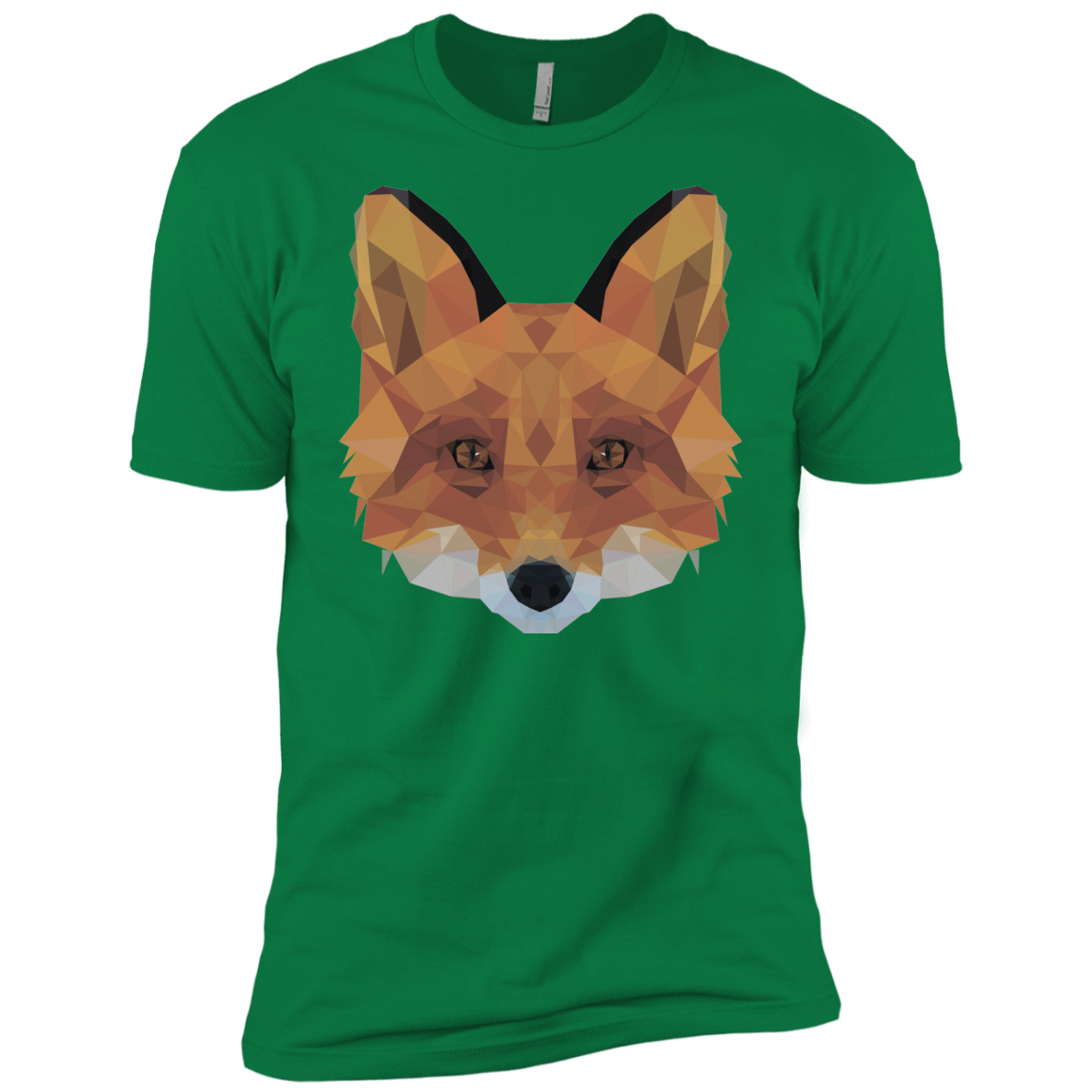 T-Shirts Kelly Green / X-Small Fox Portrait Men's Premium T-Shirt