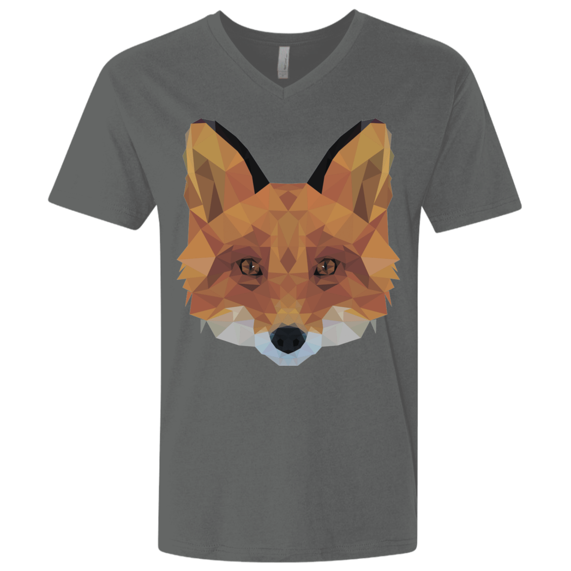 T-Shirts Heavy Metal / X-Small Fox Portrait Men's Premium V-Neck