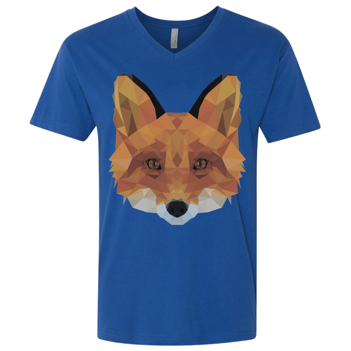 T-Shirts Royal / X-Small Fox Portrait Men's Premium V-Neck