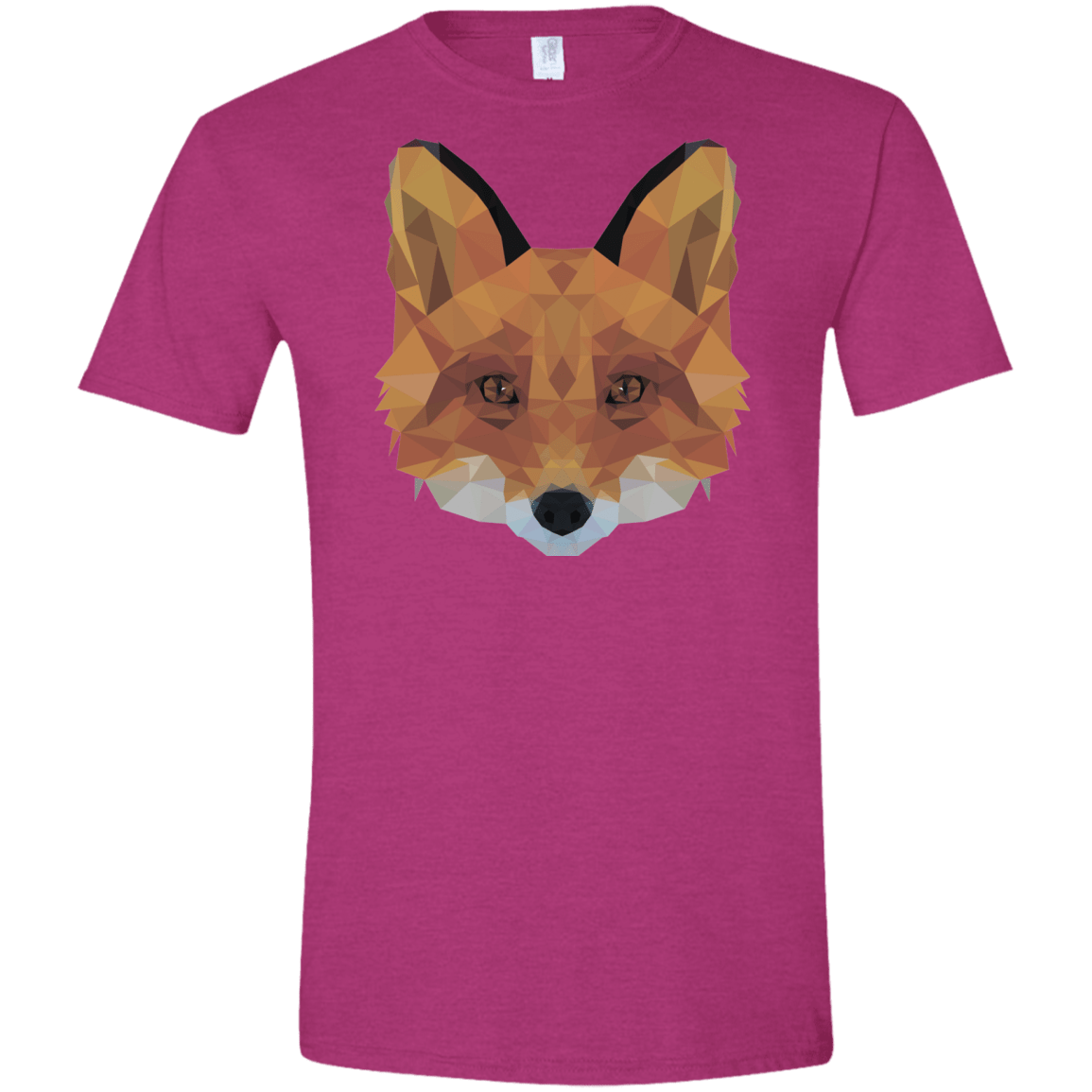 T-Shirts Antique Heliconia / S Fox Portrait Men's Semi-Fitted Softstyle