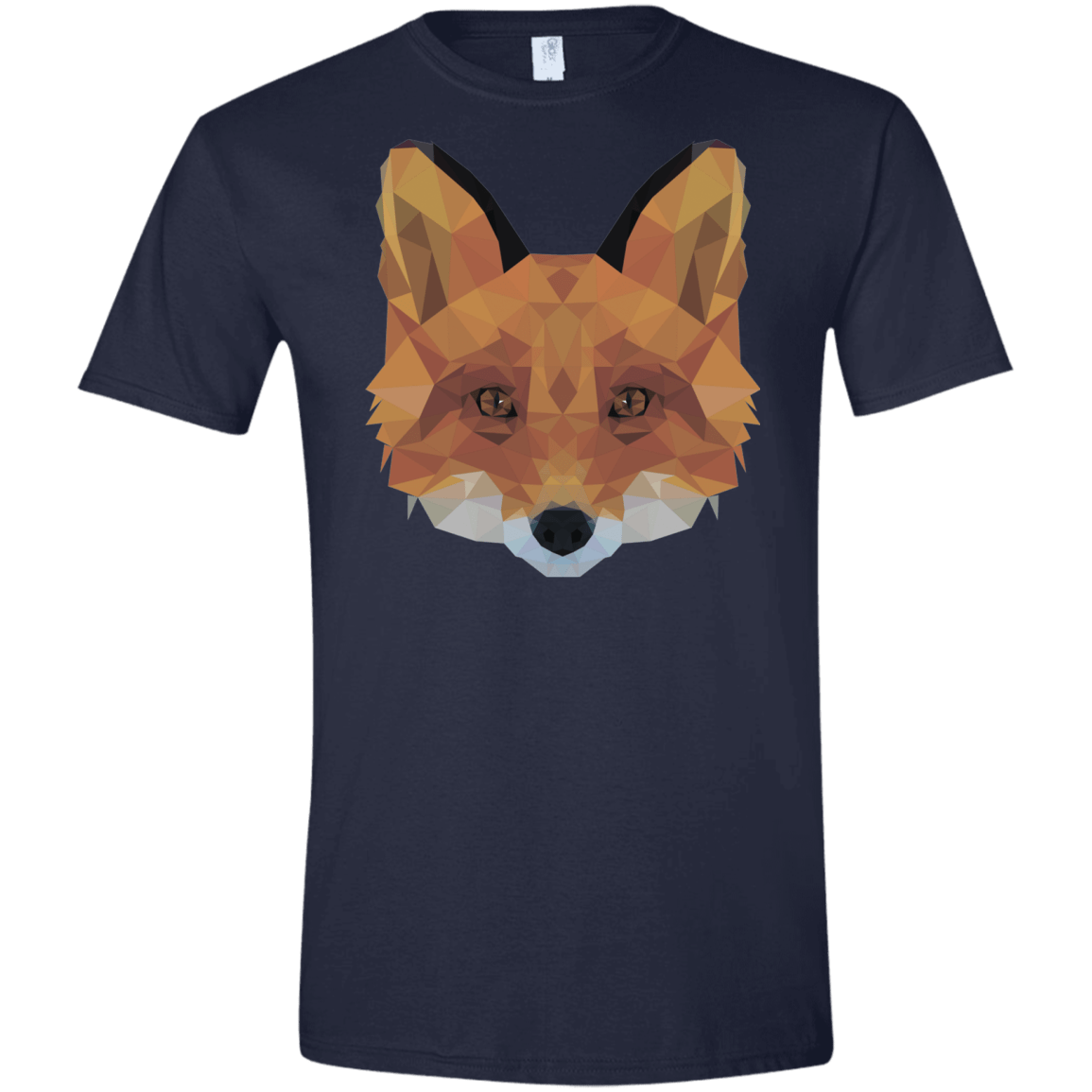 T-Shirts Navy / X-Small Fox Portrait Men's Semi-Fitted Softstyle