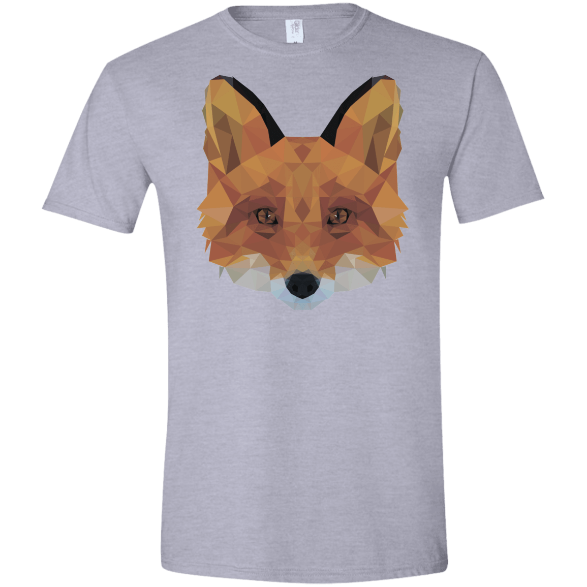 T-Shirts Sport Grey / X-Small Fox Portrait Men's Semi-Fitted Softstyle