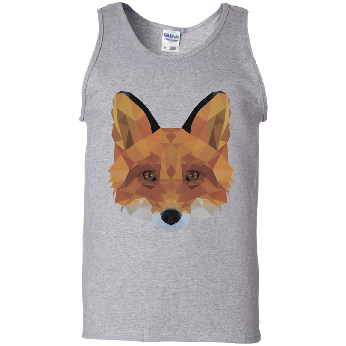 T-Shirts Sport Grey / S Fox Portrait Men's Tank Top