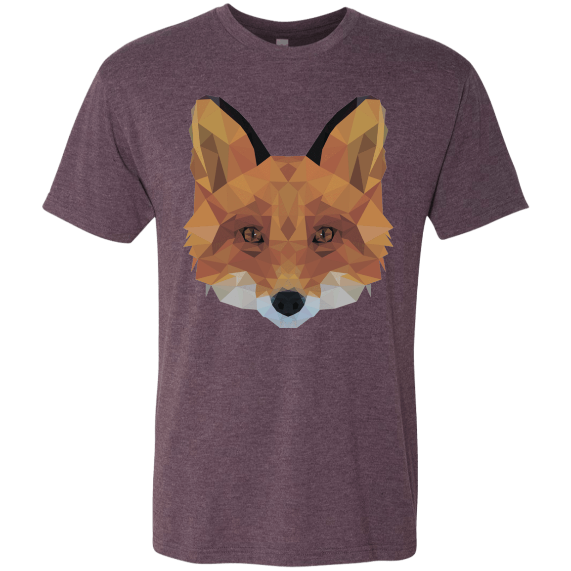 T-Shirts Vintage Purple / S Fox Portrait Men's Triblend T-Shirt