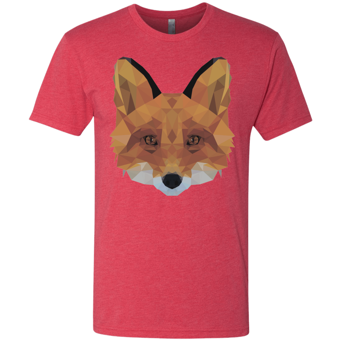 T-Shirts Vintage Red / S Fox Portrait Men's Triblend T-Shirt