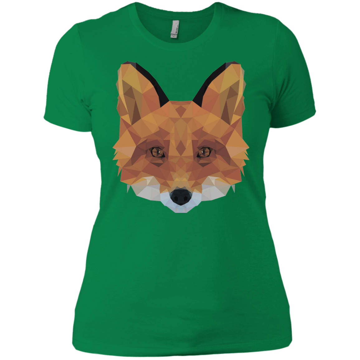 T-Shirts Kelly Green / X-Small Fox Portrait Women's Premium T-Shirt