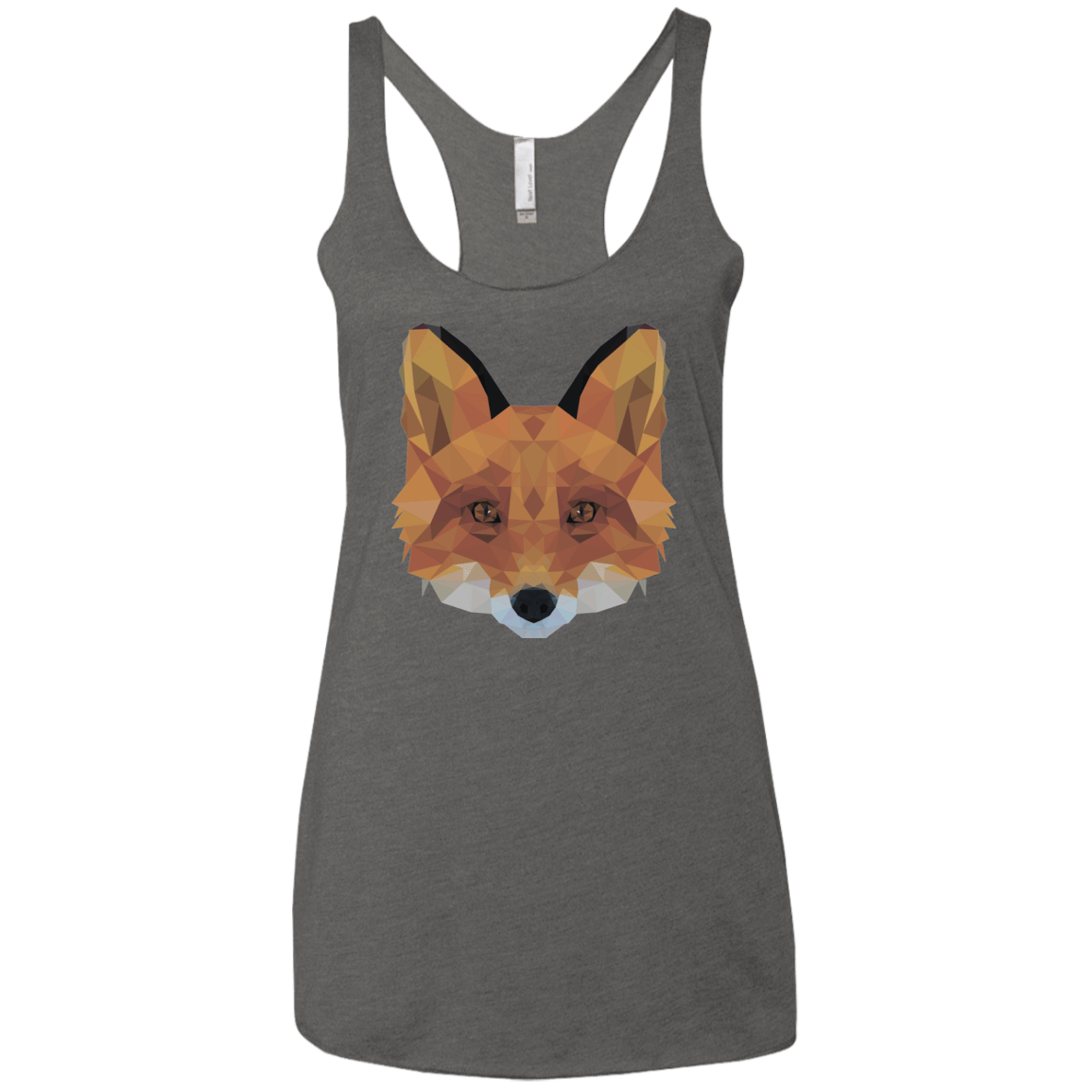 T-Shirts Premium Heather / X-Small Fox Portrait Women's Triblend Racerback Tank